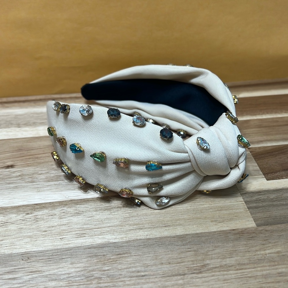 Beautiful Women Knotted Jeweled Headband